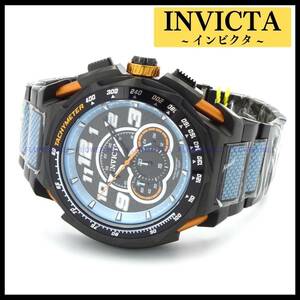 【新品・送料無料】インビクタ INVICTA 腕時計 メンズ S1 RALLY 43781 ブルー・ブラック クォーツ クロノグラフ メタルバンド