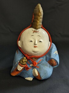 古い 日本人形 御所人形 郷土玩具 本体高約12cm