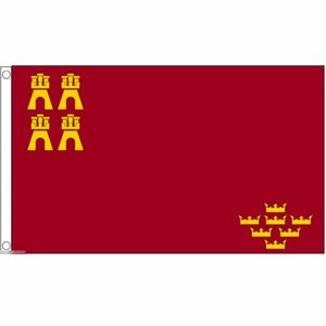 海外限定 国旗 ムルシア スペイン 特大フラッグ