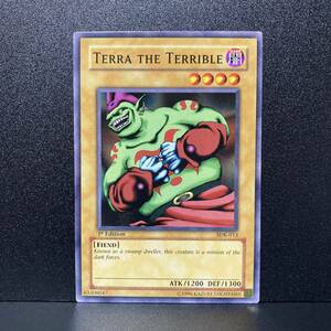 遊戯王 アジア版 SDK-013 Terra the Terrible/魔人 テラ ノーマル 1st　Edition