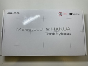 【1円スタート】中古美品 FILCO Majestouch2 HAKUA Tenkeyless 英語配列 CHERRY Windows FKBN91MPS/JMW2 キーボード DA2