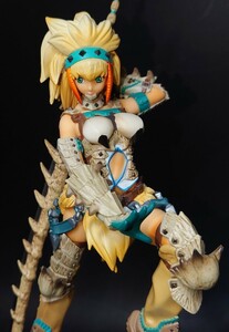 モンスターハンター ベリオシリーズ 女剣士 塗装済み完成品 DXハンター フィギュア 正規品 同梱歓迎