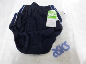 T104★asics ナイロンニットショーツ 女子用 ブルマ W69 ノーコン×ホワイト スポーツ スクール ジェレンク 日本製 ★全国一律185円