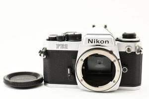 ■美品■ニコン Nikon FE2 シルバー ボディ 【動作確認済、外観・光学共に綺麗】#604003