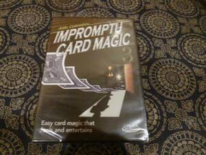 Impromputu Card Magic 3　 手品 カードマジック　 レクチャー　DVD　種明かし