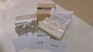 Dior CHANEL ギフト箱セット レターカード　ディオール　シャネル　ホリデーコレクション 2023