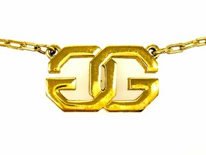 ジバンシィ　GIVENCHY　Gロゴ　チェーン　ネックレス　ゴールドカラー　YAS-9713