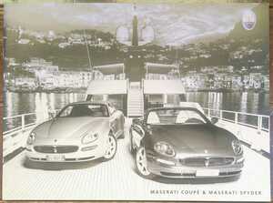 MASERATI COUPE & MASERATI SPYDER マセラッティクーペ スパイダー カタログ 2004