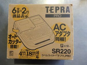 KING JIM テプラ TEPRA PRO SR220 ラベルライター 中古 送料別