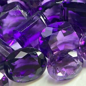 大量!!■アメシストおまとめ■a約300ct アメジスト ルース 裸石 宝石 ジュエリー jewerly ジュエリー amethyst 紫水晶 