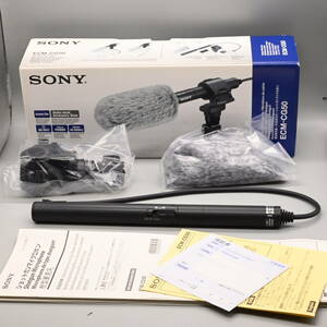 〇0599 【美品】SONY(ソニー) ハイクオリティ 鋭指向性ショットガンマイクロフォン ECM-CG50 ガンシューティングマイク/プラグイン