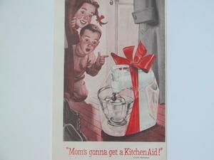 １９５２年発行　キッチンエイド　KitchenAid　ミキサー広告