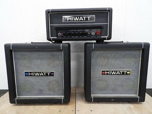 ☆ HIWATT ハイワット CUSTOM HIWATT 20HD / HW-405SE×2 3台セット ギターアンプ ヘッド＆キャビネット ☆中古☆