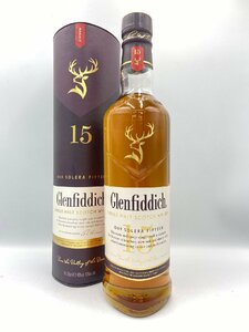 ST【同梱不可】Glenfiddich グレンフィディック 15年 箱有 シングルモルト 700ml 40% 未開栓 古酒 Z050261