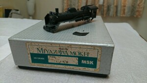 【ジャンク】鉄道模型 HOゲージ 宮沢模型 蒸気機関車 C58形 6号機