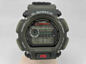 ジャンク 【ボタン不動】CASIO G‐SHOCK DW-9000 腕時計 カシオ Gショック 右上ボタン操作不可 デジタル グリーン