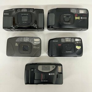 【ジャンク】RICOH/リコー コンパクトフィルムカメラ 5台セット