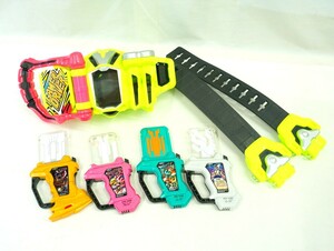 1000円スタート 仮面ライダー おもちゃ 5点 変身ベルト エグゼイド DXゲーマドライバー ガシャット 4点 通電確認済み 3 BB30008