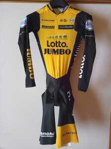 支給品　Lotto Jumbo　サイクルジャージ　ワンピース　ロットNLユンボ スーツ スキンシマノ ヴィスマ ビ VISMA 自転車 ロードバイク