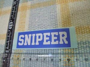 SNIPEER/スナイパー/青/ステッカー/シール　※ ヤフーショッピングストア/レア物商会・健美堂でも大量出品中！