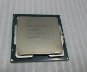 インテル Core i9-9900K プロセッサー 16M キャッシュ、最大 5 GHz LGA1151 SRG19 中古品