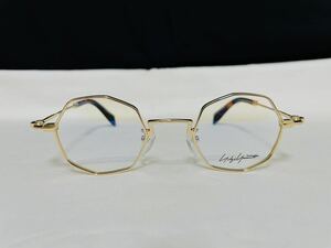 Yohji Yamamoto ヨウジ ヤマモト 眼鏡フレーム YY1308 004 伊達眼鏡 未使用 美品 人気 8角形フレーム ゴールド