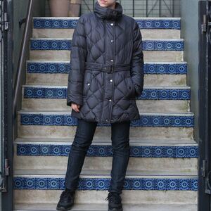 BURBERRY LONDON BELTED DOWN COAT/バーバリーロンドンベルテッドダウンコート