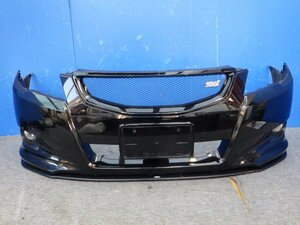 F】STI アンダースポイラー リップスポイラー グリル付 スバル純正 フロントバンパー BM9 レガシィ A型 DS4 クリスタルブラックシリカ BR9