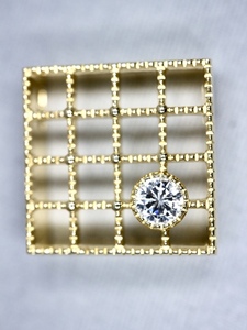 ＜MIKIMOTO＞ K18 ダイヤ ペンダント トップ 0.14ct 【BGI4701】