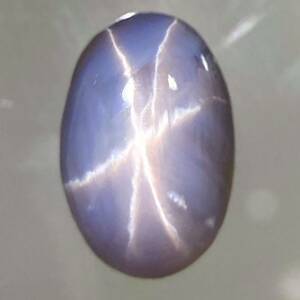 ◆天然スターサファイア3.205ct◆m 約9.1×6.1mm ルース 裸石 aquamarine 宝石 ジュエリー コランダム 