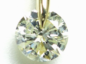 【宝石屋本舗】2.005ct　L-SI2-Good　天然ダイヤモンド　K18　ネックレス（宝石鑑定書付）