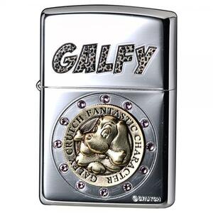 ジッポー ガルフィー/GALFY200-SV/Ni メタルエンブレムレオパード&ギフトボックスセット（オイル＋フリント+BOX）/送料無料