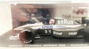 スパーク 1/43 ブラウンティレルホンダ020 オーストラリアGP 1991 中島悟 レーシングオン25周年記念 BRAUN Tyrrell HONDA FS02 HWA1-188