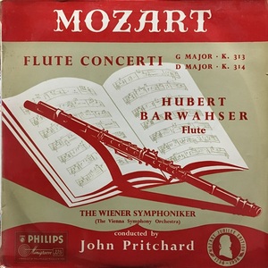 PHILIPS バルワーザー(Fl) モーツァルト フルート協奏曲集 / Hubert Barwahser(Fl) Pritchard Mozart Flute Concertos ABL-3059