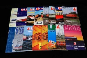 ◆書籍37 LIMA 鉄道模型カタログ まとめて16冊 1986～◆/古本/