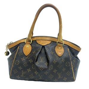 LOUIS VUITTON/ルイヴィトン ビトン M40143 ティヴォリPM モノグラム レザー ハンドバッグ ブラウン レディース ブランド