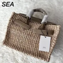 【新品未使用】SEA  シー　かごバッグS