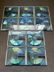 MD ミニディスク minidisc 中古 初期化済 Victor ビクター CRYSTAL BLUE 74 10枚セット