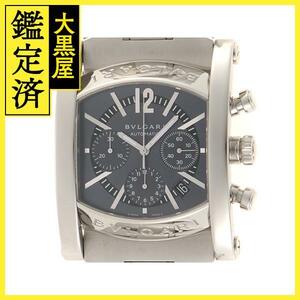 BVLGARI　ブルガリ　アショーマ48mm クロノ　AA48SCH　オートマチック　ステンレススチール　メンズ　腕時計【200】C