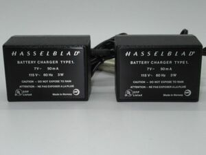 E5-8 HASSELBLAD ハッセルブラッド バッテリーチャージャー TYPE 1 7V 50mA ノルウェー製 2個セット