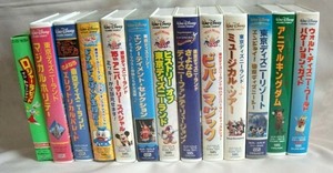 【中古VHSビデオ】東京ディズニーランド、シー、他　１４本セット