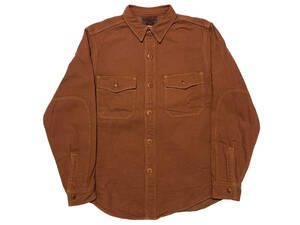 極美品 16 FREEWHEELERS Forestry Bubo SKID ROW SHIRT WOOD BROWN フリーホイーラーズ スキッドロウ シャツ ウッドブラウン