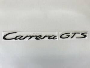 新品 ポルシェ純正 ９１１用 リアエンブレム ロゴ【CARRERA GTS】 
