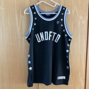 Lサイズ　UNDEFEATED BASKETBALL MESH TANK TOP アンディフィーテッド　バスケットボール　メッシュ　タンク　トップ 黒　black