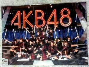 AKB48の重力シンパシーのクリアファイル景品用非売品