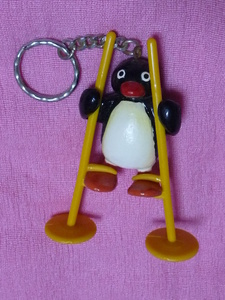 激レア！レトロ １９９０年 ＰＩＮＧＵ ピングー キャラクター マスコットキーホルダー④