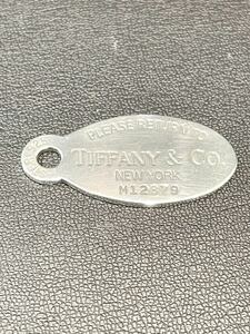 【B14365CK】 美品 Tiffany&co リターントゥ ティファニー オーバル タグ ネックレス ペンダント Sv925 スターリング シルバー