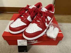 NIKE DUNK LOW RED（27cm）