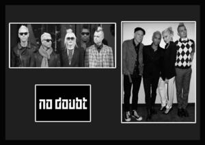 10種類!No Doubt/ノー・ダウト/ROCK/ロックバンドグループ/証明書付きフレーム/BW/モノクロ/ディスプレイ (2-3W)