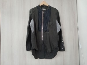 TAKAHIRO MIYASHITA The SoloIst. new cowboy shirt／0188c 長袖シャツ タカヒロミヤシタザソロイスト サイズＭ グレー 店舗受取可